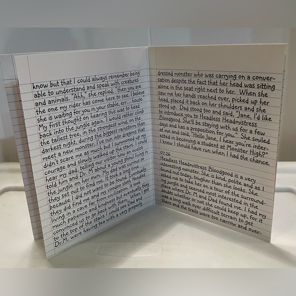 2 Variants of Monster High Jane Boolittle Dolls, Pink Lip & Purple Lip Variants - Picture 14 of 16